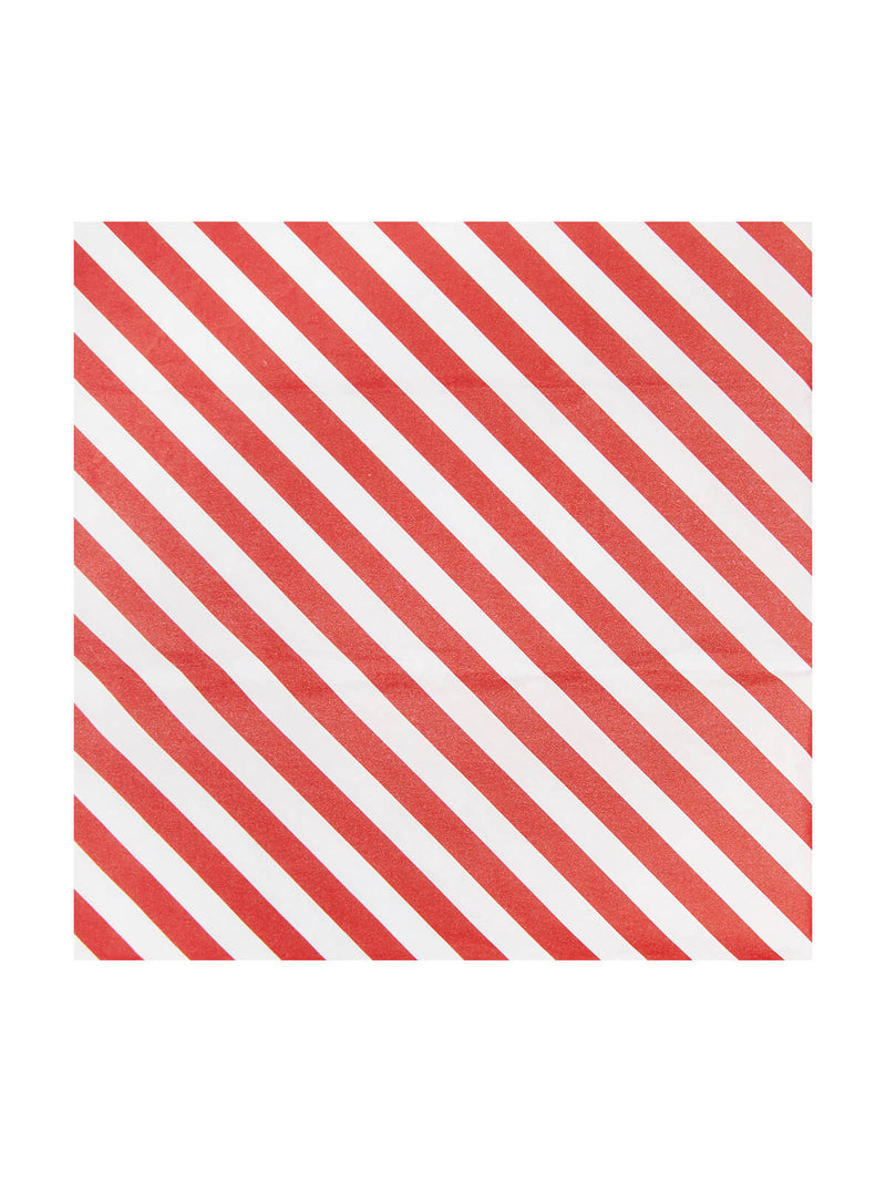 Red and white tissue paper