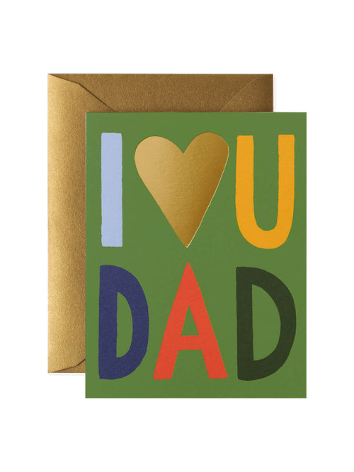Rifle Paper Co love you dad card