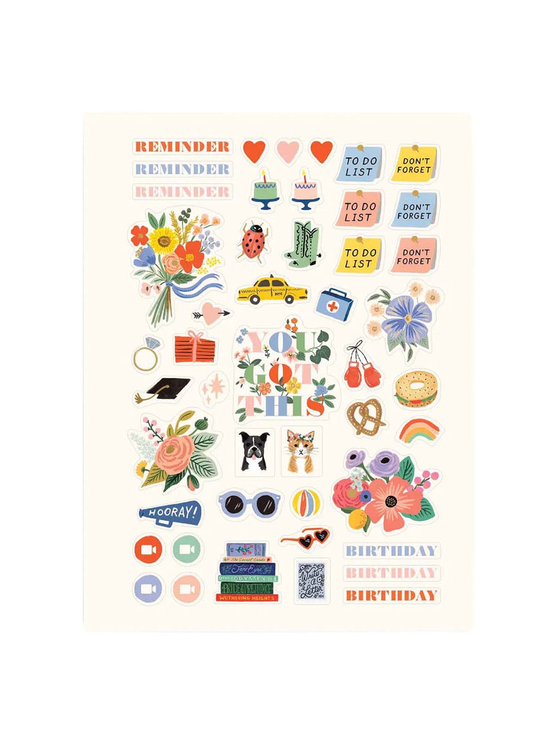 Rifle Paper Co planner stickers