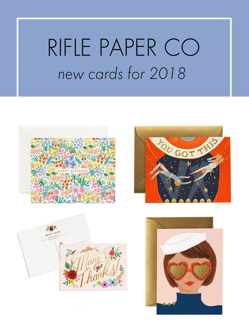 New Rifle Paper Co cards
