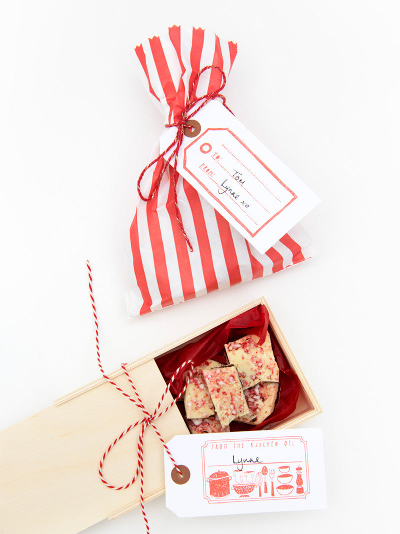 Peppermint bark