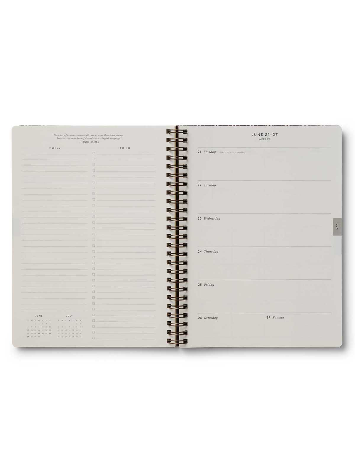 Rifle Paper Co 2027 pink hydrangea softcover 12 month planner