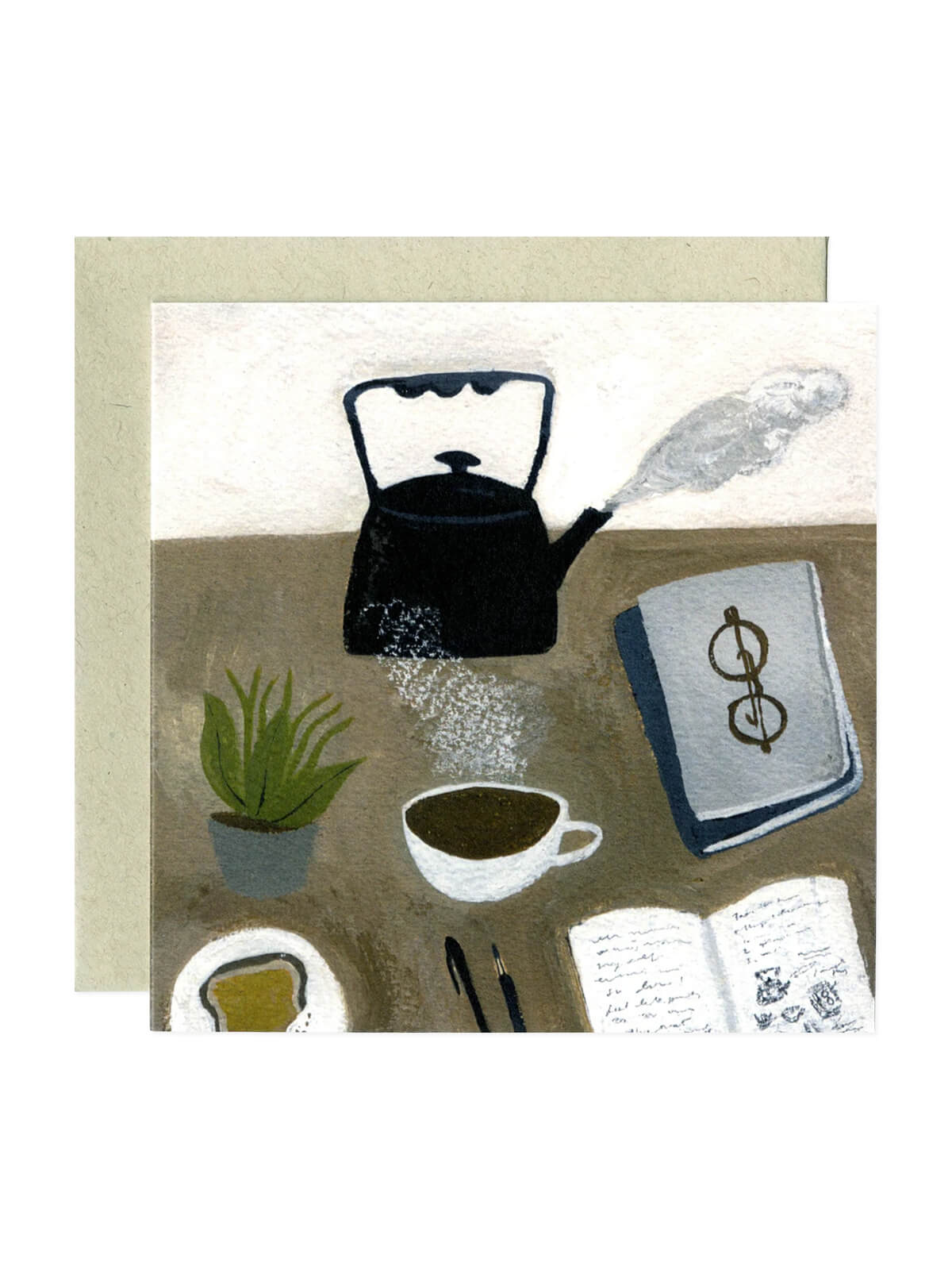 A quiet morning card