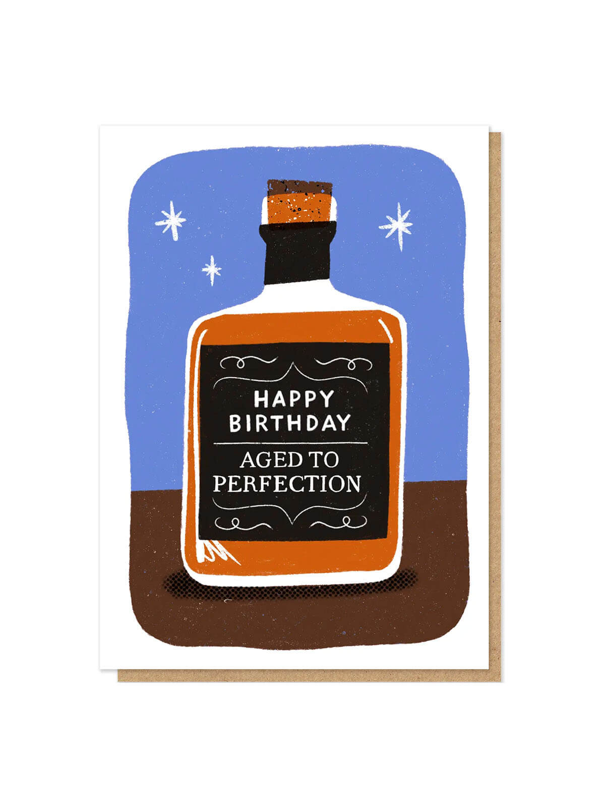 Aged to perfection letterpress card