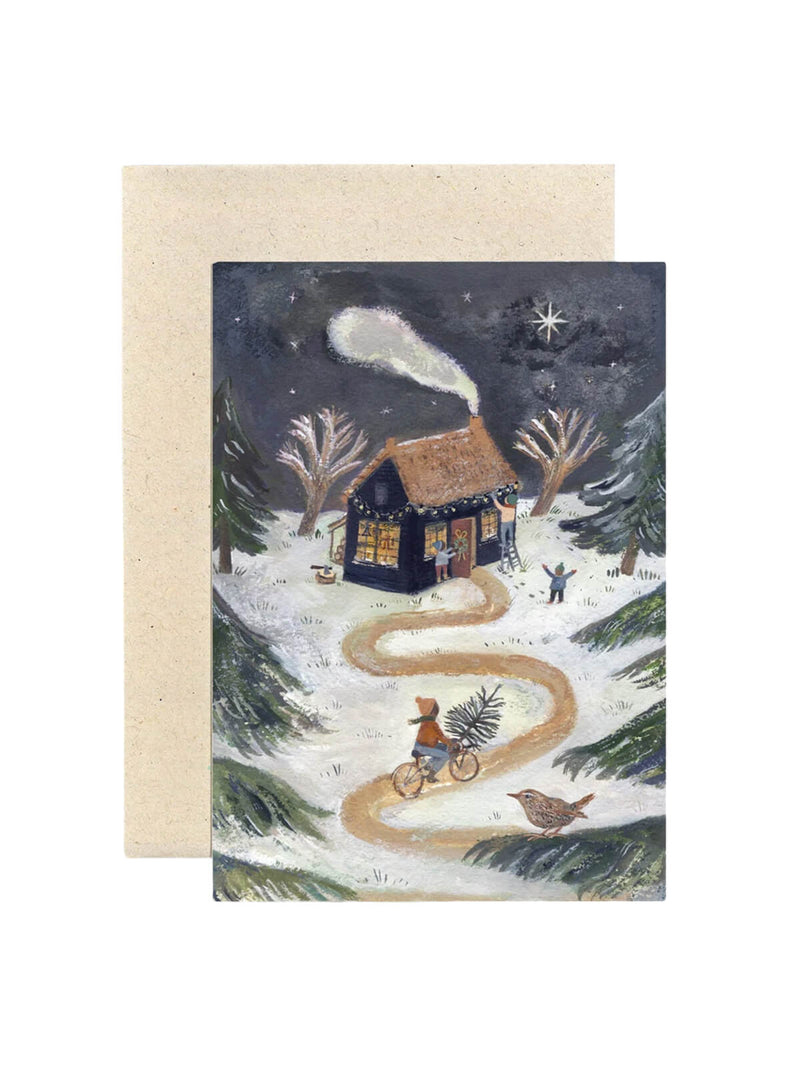 Bringing the tree home card
