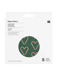 Candy cane tissue paper