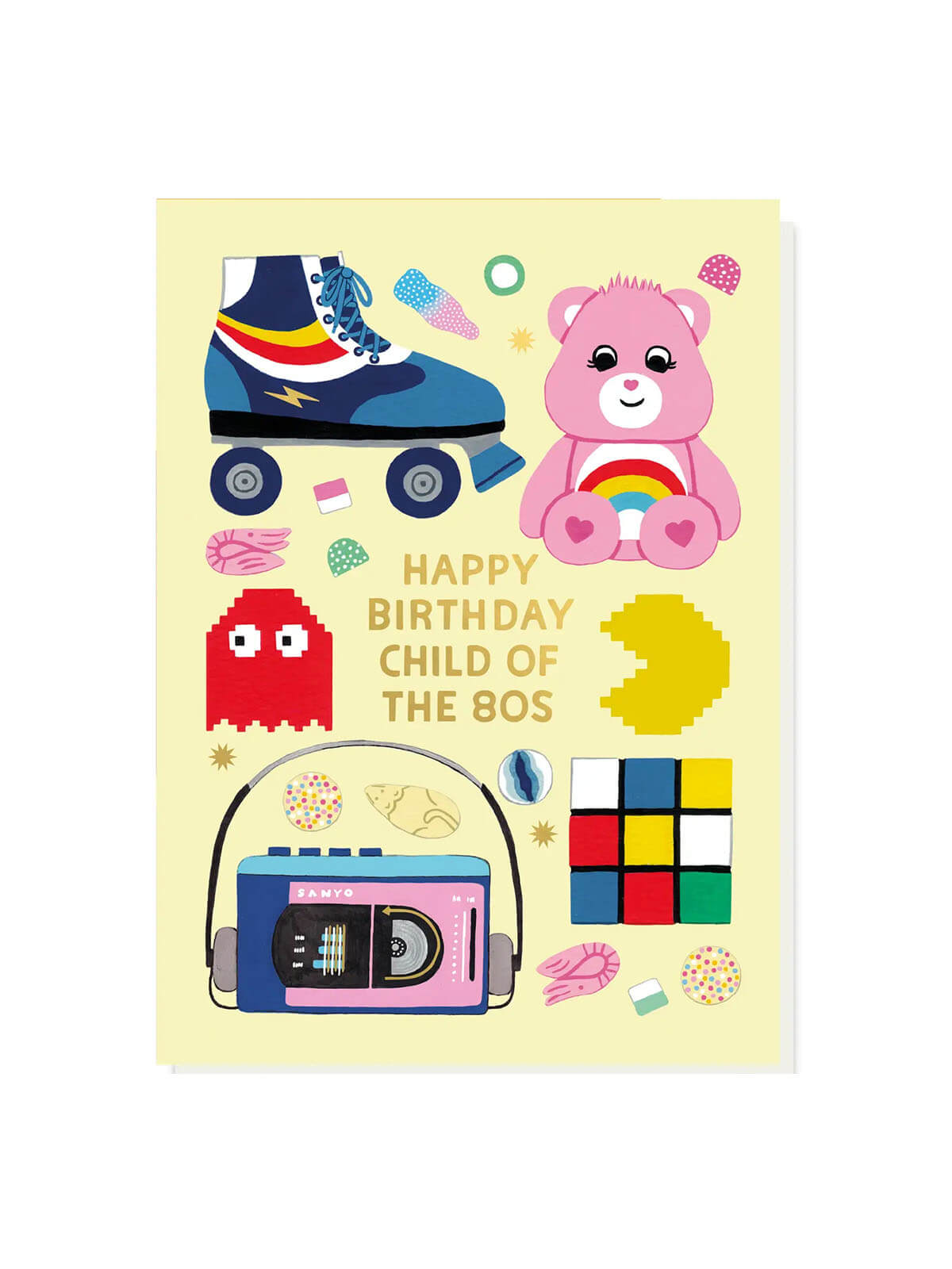 Child of the 80s birthday card