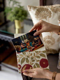 Christmas card frame card