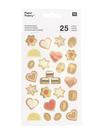 Christmas cookies sticker sheet