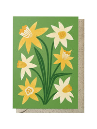 Daffodil postcard card