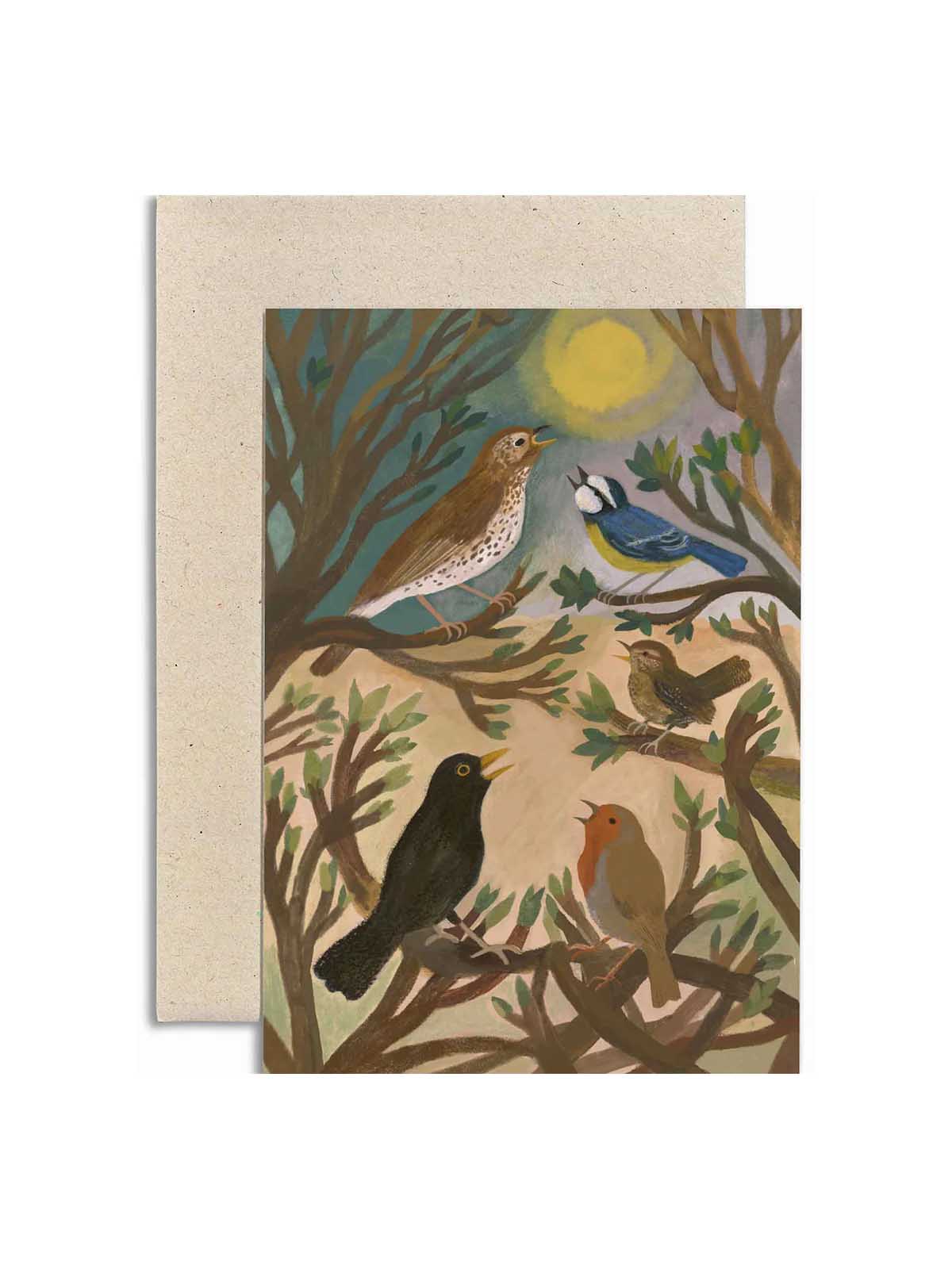 Dawn chorus card