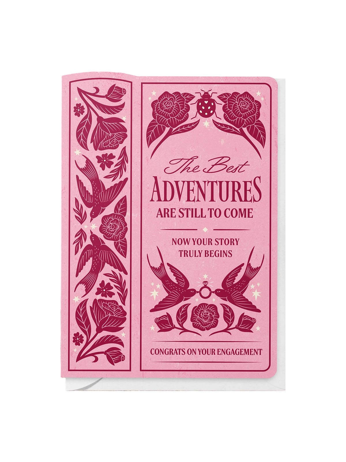 Engagement congrats bookmark card