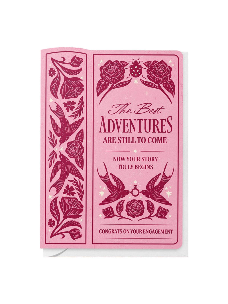 Engagement congrats bookmark card