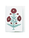 Genda sage block printed card