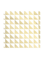 Gold triangle tissue paper sheet