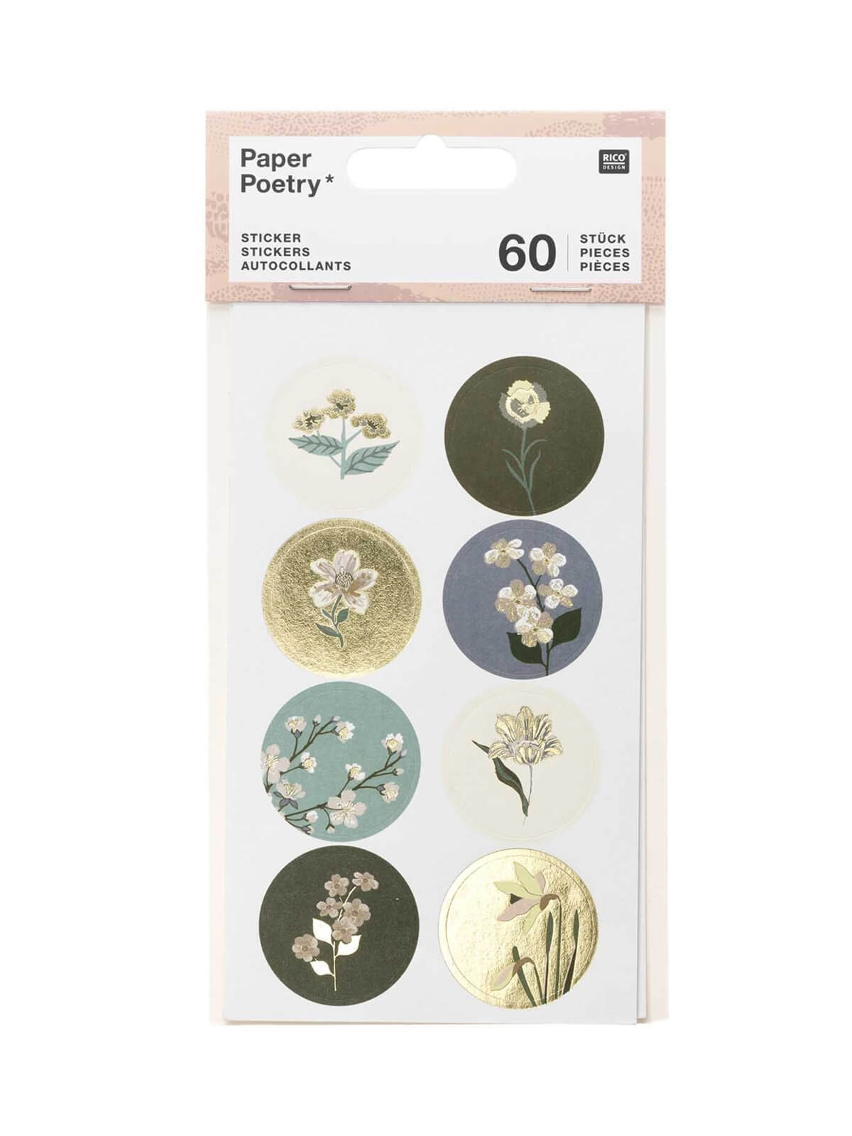 Green nature stickers 1