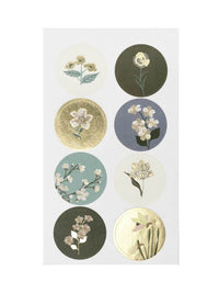 Green nature stickers