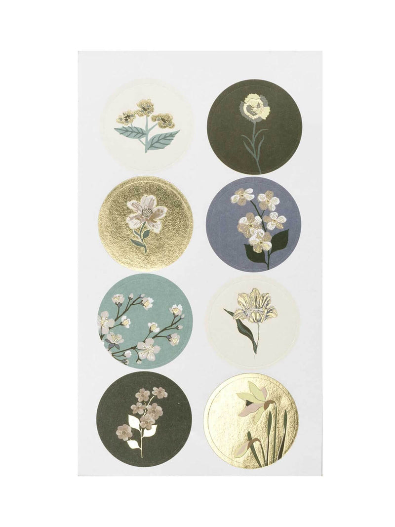 Green nature stickers