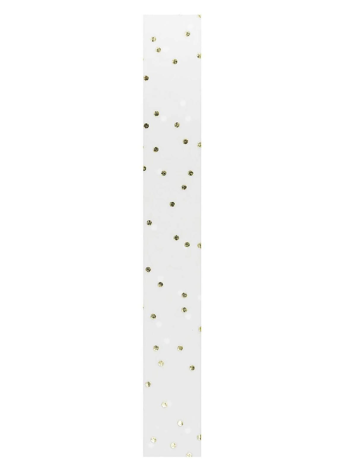 Grey and gold dot washi tape