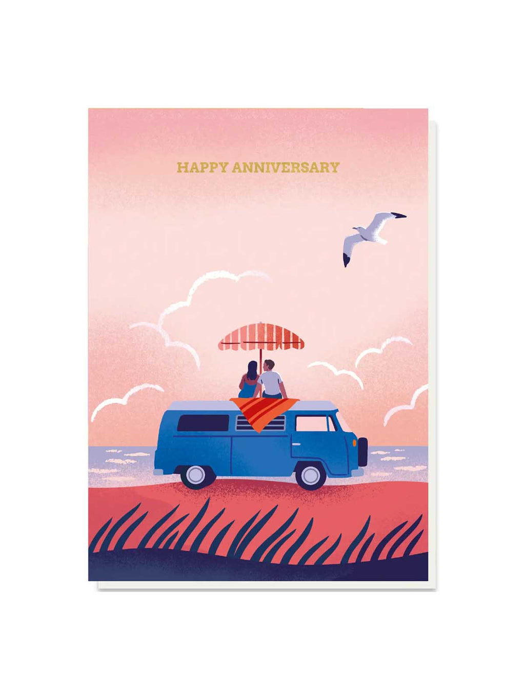 Happy anniversary camper van card by Stormy Knight | Papermash UK