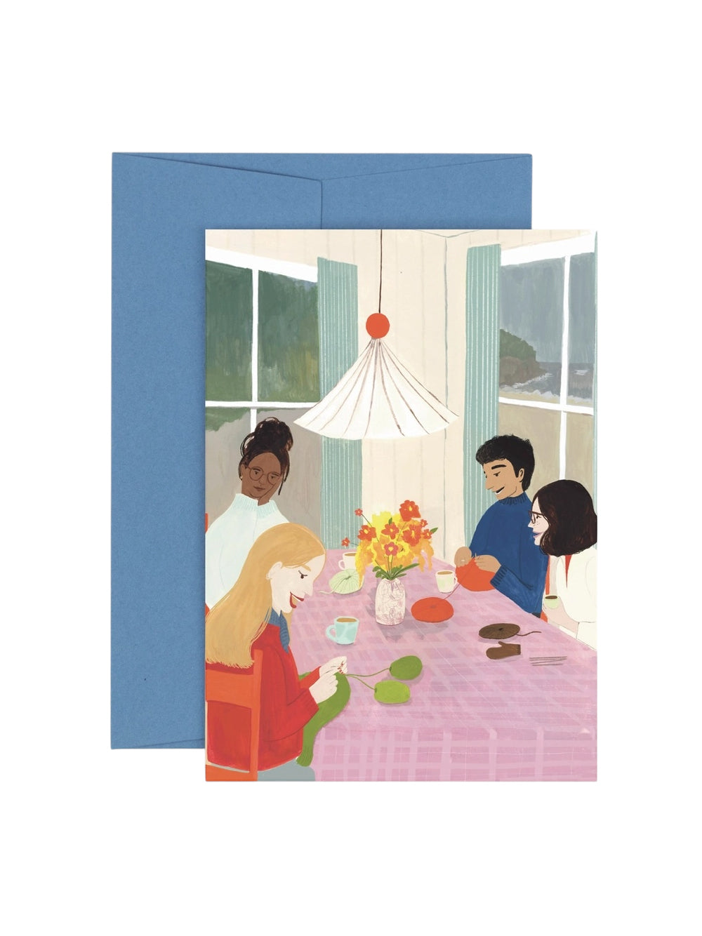 Knitters greeting card