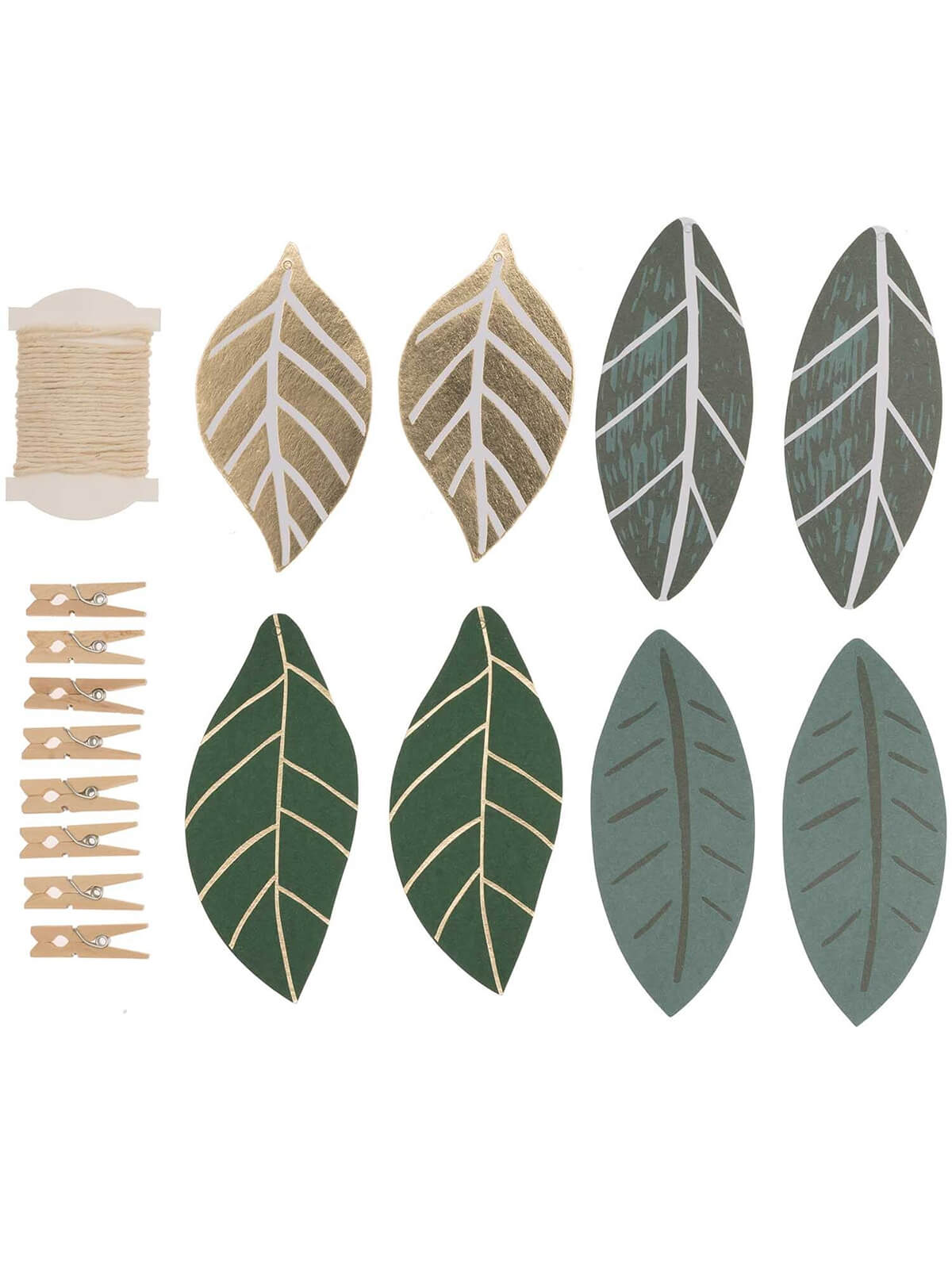 Leaf gift tags