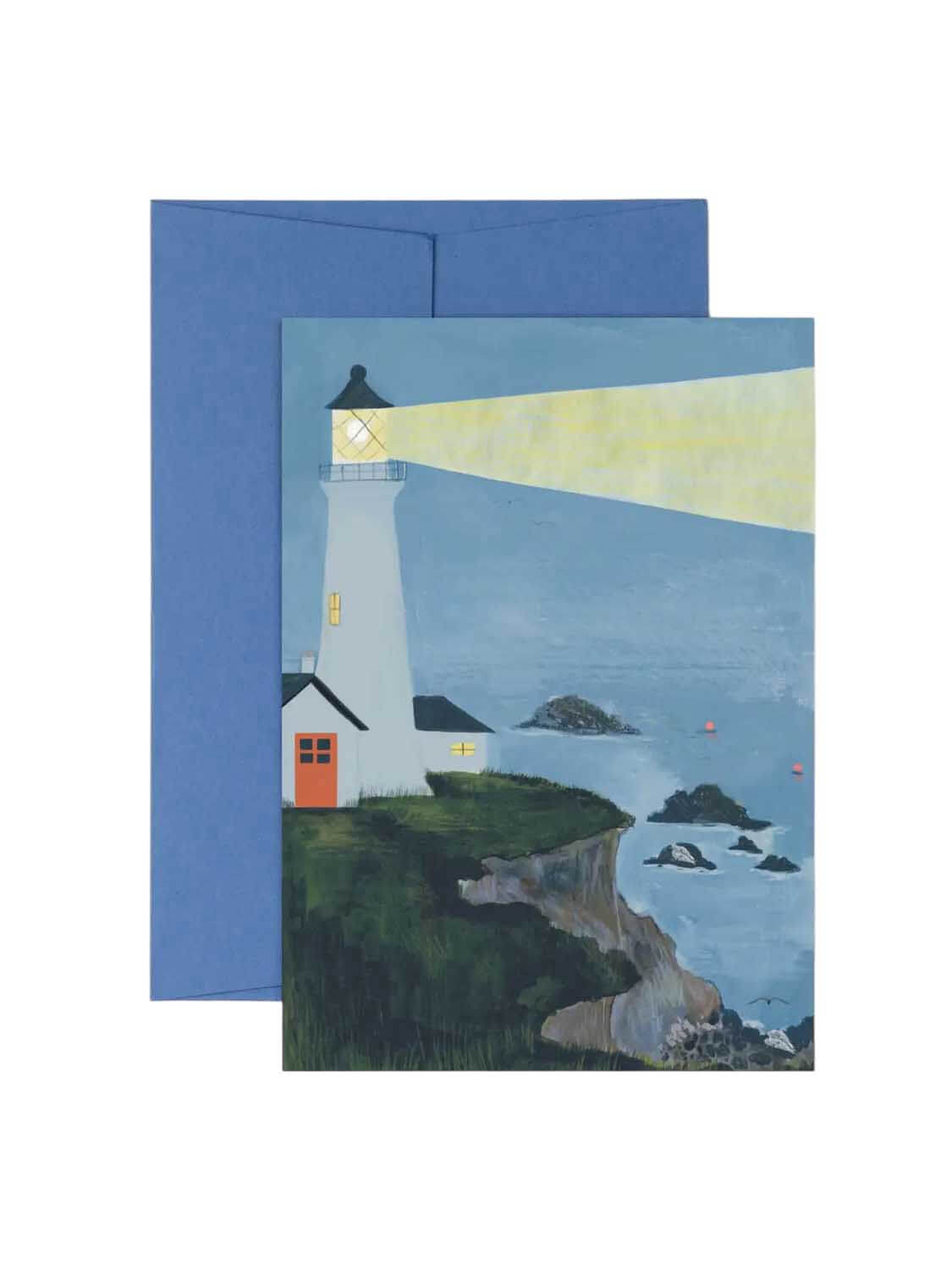 Lighthouse greetings card