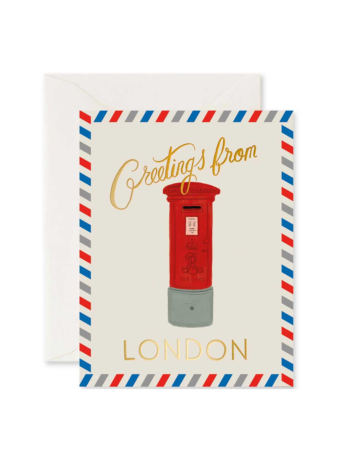 Greetings from London card