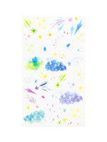 Midori watercolour sky transfer stickers