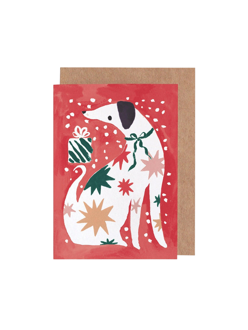 Mini dog Christmas card