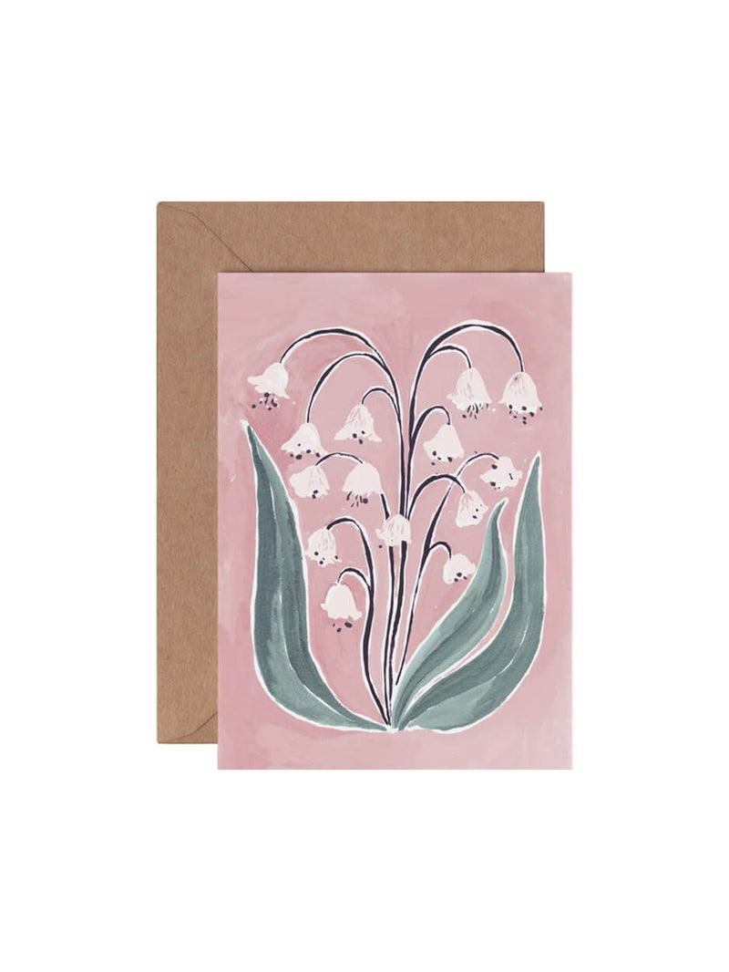 Mini lily of the valley card