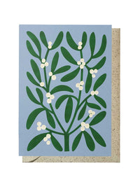 Mistletoe postcard card