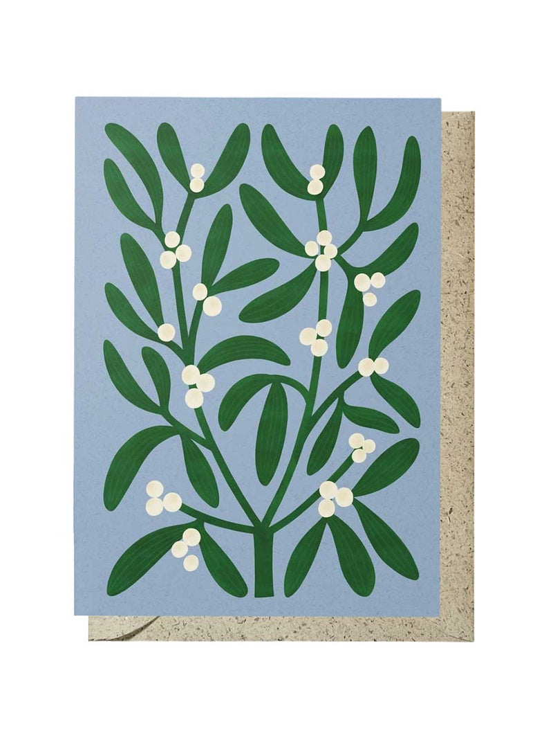 Mistletoe postcard card