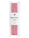 Pale pink and gold organza ribbon