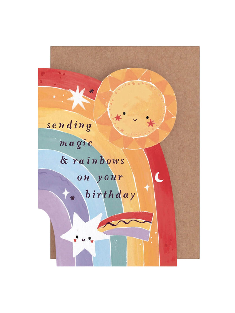 Rainbows birthday card