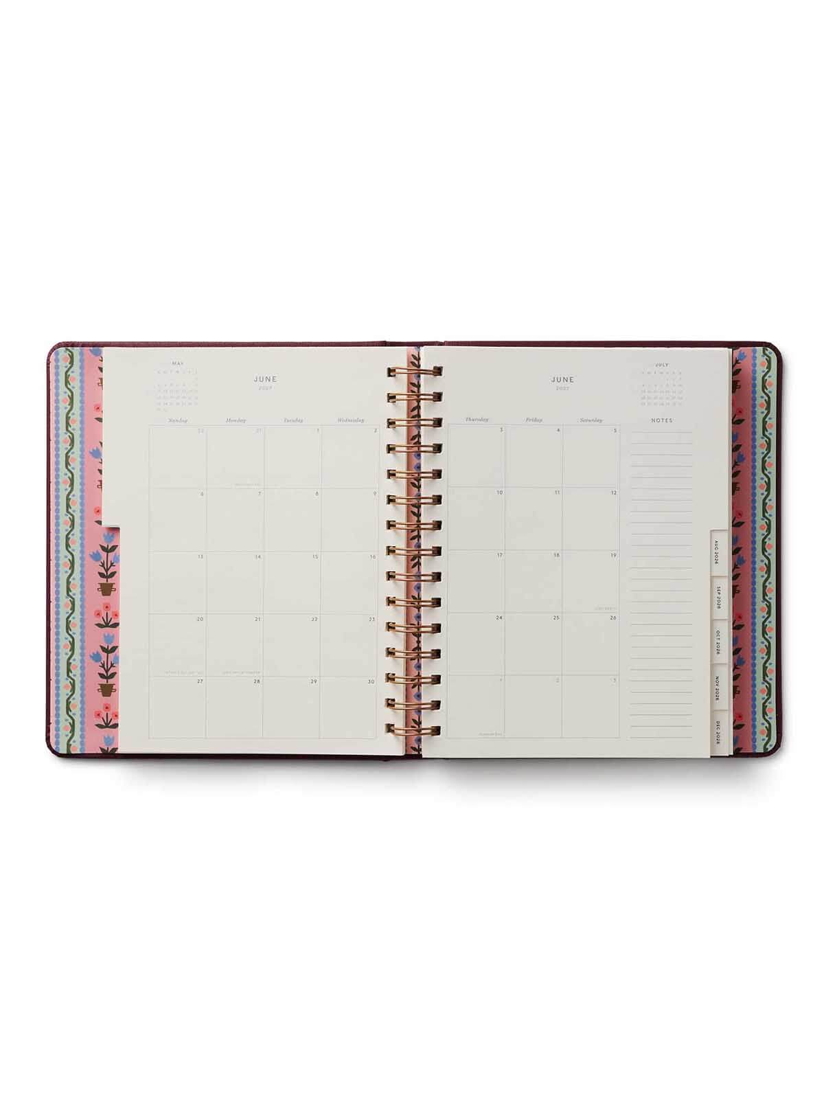 Rifle Paper Co 2026 2027 book club planner 2