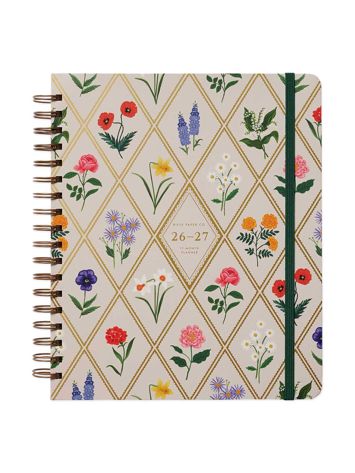 Rifle Paper Co 2026 2027 Garden study 17 month planner