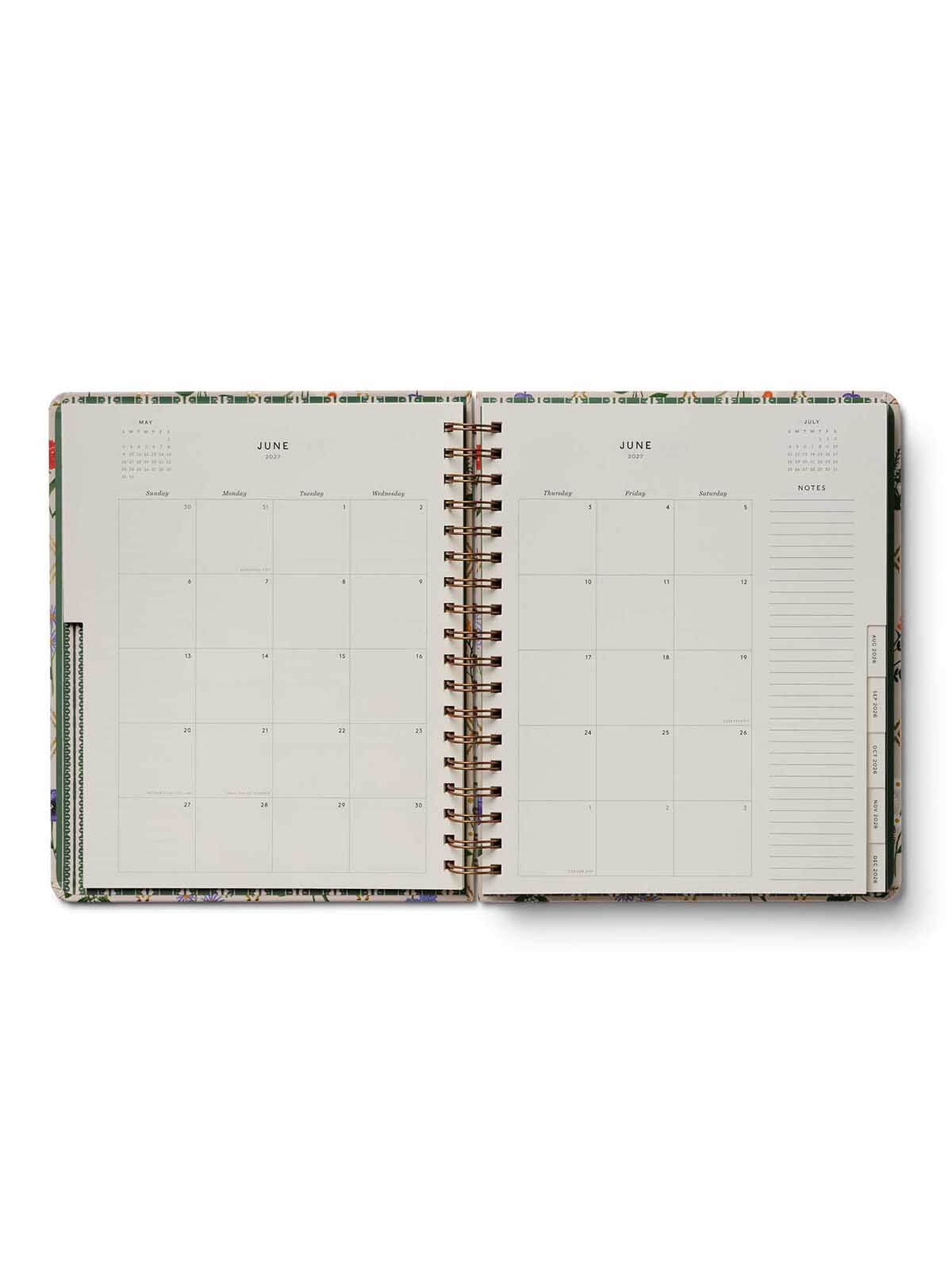 Rifle Paper Co 2026 2027 Garden study large 17 month planner