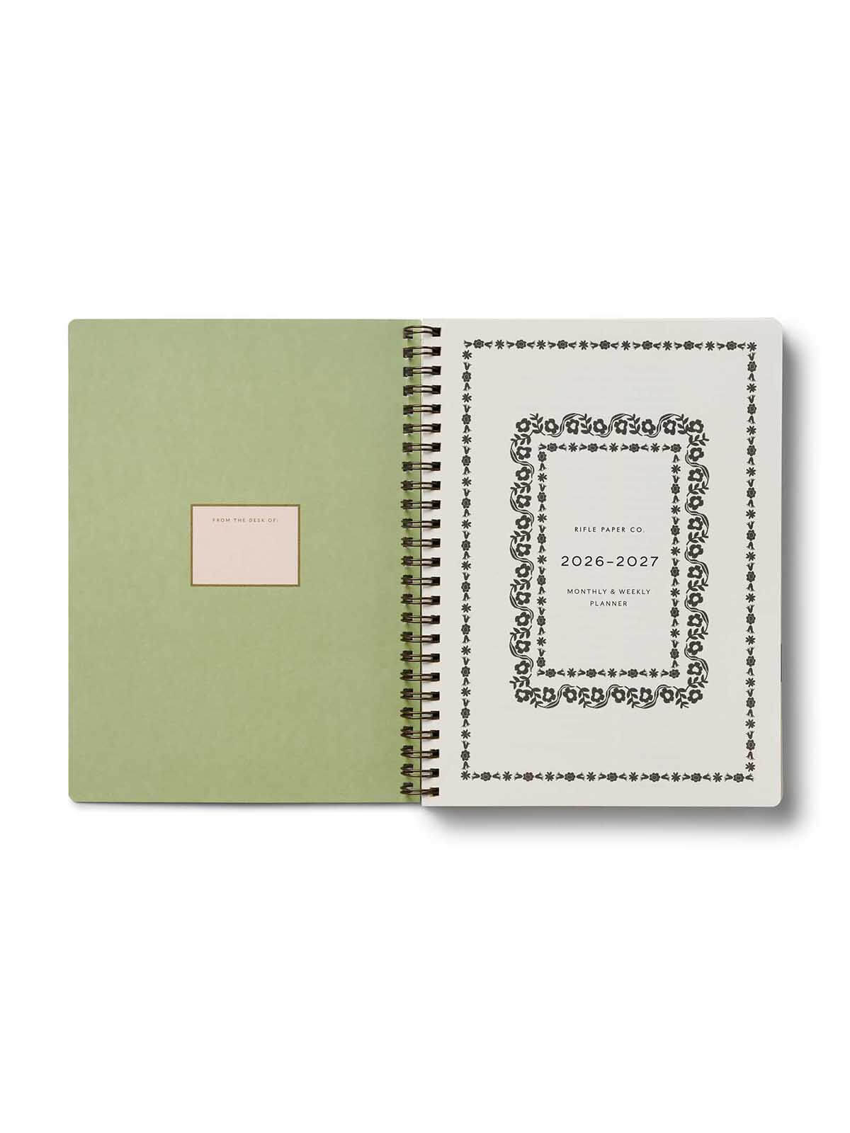 Rifle Paper Co 2026 2027 Mimi planner inside