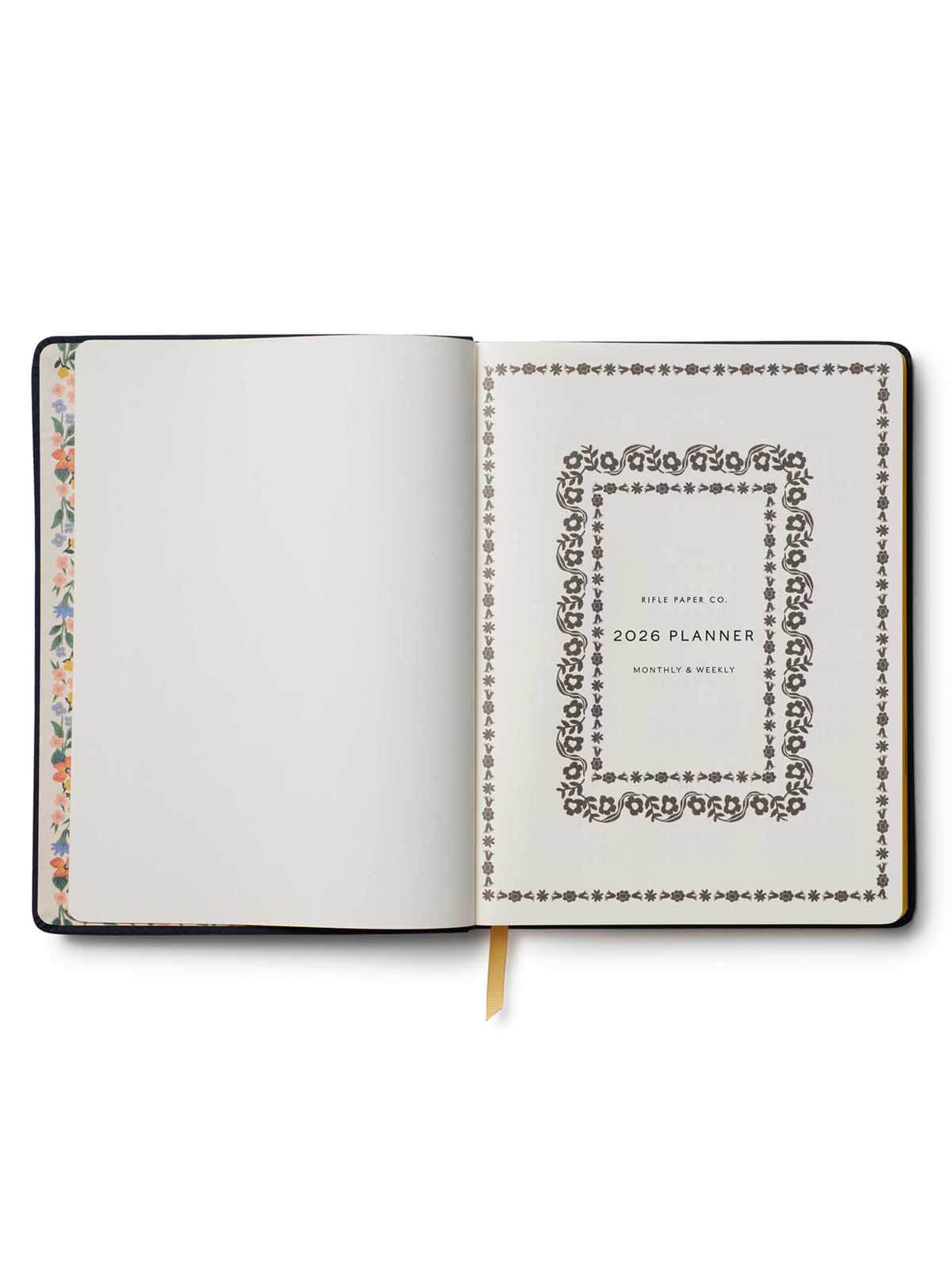Rifle Paper C0 2026 embroidered planner