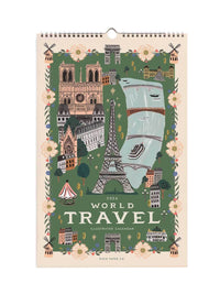 Rifle Paper Co 2026 World travel calendar