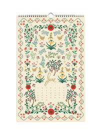 Rifle Paper Co 2026 flora calendar Jun