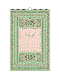 Rifle Paper Co 2026 flora calendar Mar
