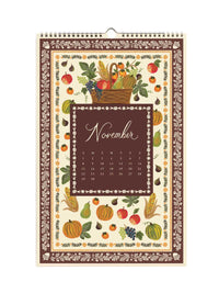 Rifle Paper Co 2026 flora calendar Nov