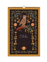 Rifle Paper Co 2026 flora calendar Oct