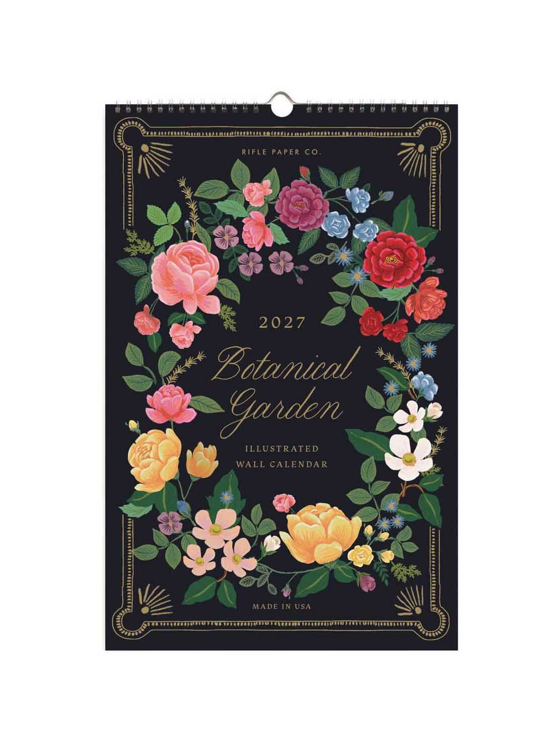 Rifle Paper Co 2027 botanical garden wall calendar