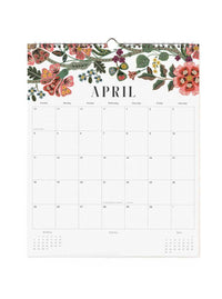 Rifle Paper Co 2027 floral appointment calendar Apr
