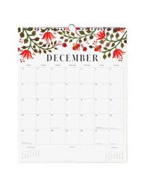 Rifle Paper Co 2027 floral appointment calendar Dec