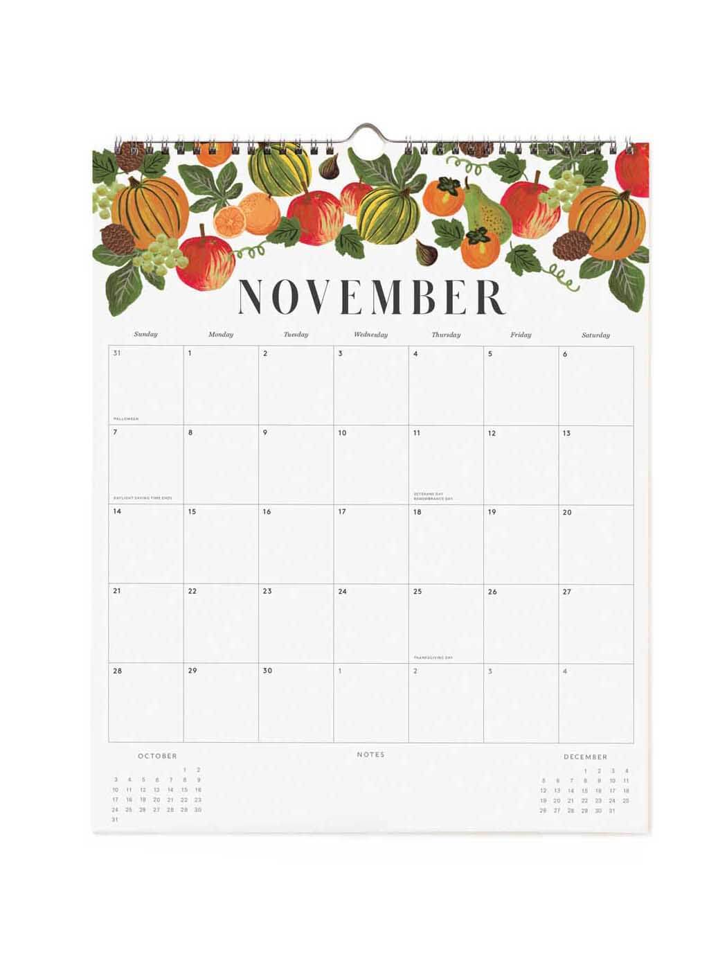 Rifle Paper Co 2027 floral appointment calendar Nov