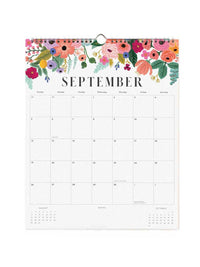 Rifle Paper Co 2027 floral appointment calendar Sept